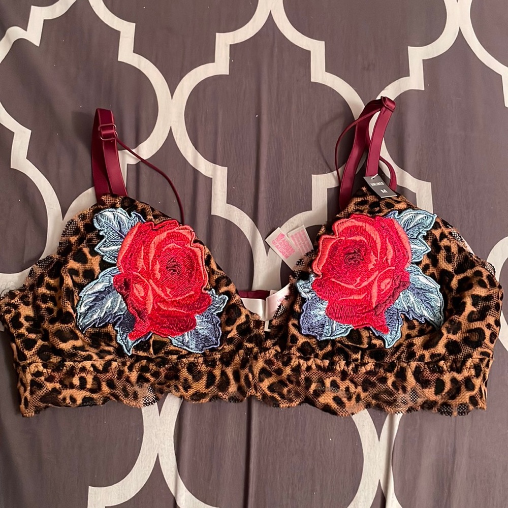 Pink bra